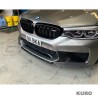 BMW F90 M5 2017+carbon MIDDLE splitter - V6