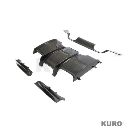 BMW M3/M4 (F80 F82 F83) carbon dyfuzor - V4