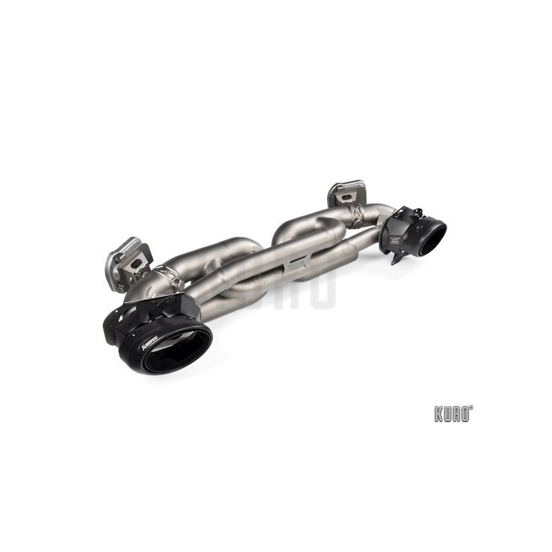 Akrapovič Porsche 911 (992) Turbo / Turbo S Slip-On Race Line Titanium