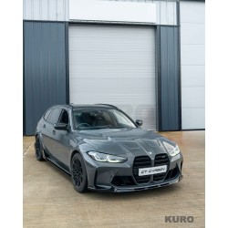 BMW M3 & M4 G80/G81/G82/G83 gloss black splitter - V2