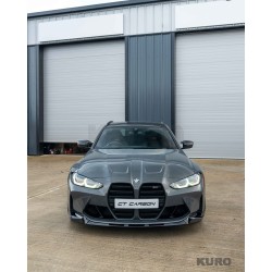 BMW M3 & M4 G80/G81/G82/G83 gloss black splitter - V2