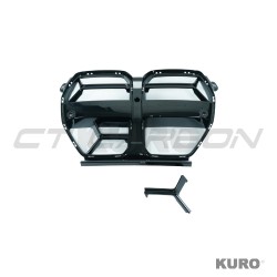 BMW M3 & M4 G80/G81/G82/G83 gloss black grill - V1