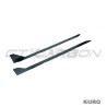 BMW M3 G80 & G81 gloss black progi boczne - V1