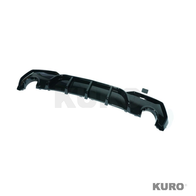 BMW G22/G23 4 SERIES 2020-2024 PRE LCI gloss black ROUND TIP dyfuzor