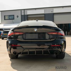 BMW G22/G23 4 SERIES 2020-2024 PRE LCI gloss black ROUND TIP dyfuzor