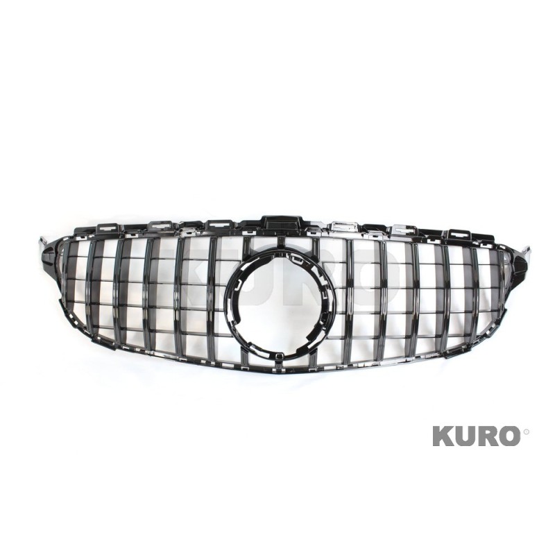 MERCEDES W205 C63 AMG 2014-2018 AMG GT BLACK grill (bez CAMERA)