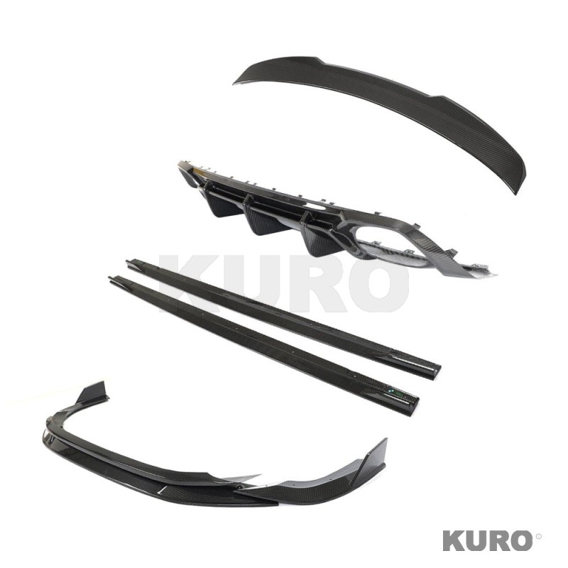 AUDI RS3 8Y 2022-2024 sedan FULL carbon zestaw - CT DESIGN V2