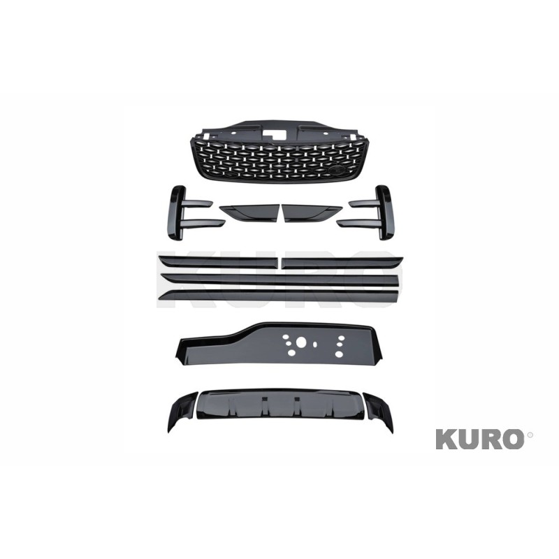 LAND ROVER DISCOVERY 5 FULL BLACK EDITION listwa pakiet - 2016 +