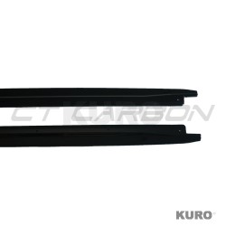 BMW X5 2014-2018 F15 gloss black FULL LENGTH progi boczne