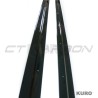 BMW X5 2014-2018 F15 gloss black FULL LENGTH progi boczne