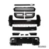 LAND ROVER DEFENDER L663 110 & 90 przód i tył gloss black MIDDLE listwa pakiet