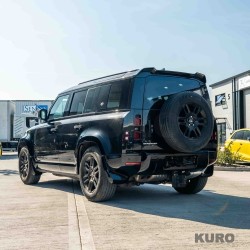 LAND ROVER DEFENDER L663 110 & 90 przód i tył gloss black MIDDLE listwa pakiet
