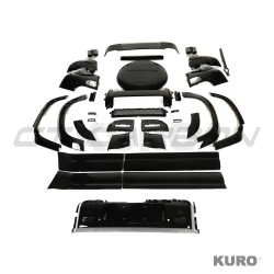 LAND ROVER DEFENDER L663 110 WIDE nakładka nadkola gloss black zestaw