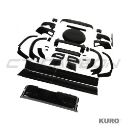 LAND ROVER DEFENDER L663 110 WIDE nakładka nadkola gloss black zestaw