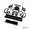 LAND ROVER DEFENDER L663 110 WIDE nakładka nadkola gloss black zestaw