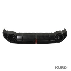 AUDI S3/A3 8Y S-LINE gloss black dyfuzor z TIPS & LED LIGHT