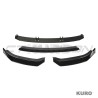 AUDI A3 S-LINE & S3 8V po liftingu 2017-2020 gloss black splitter - V3