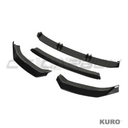 AUDI A3 S-LINE & S3 8V po liftingu 2017-2020 gloss black splitter - V3