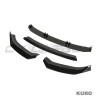AUDI A3 S-LINE & S3 8V po liftingu 2017-2020 gloss black splitter - V3