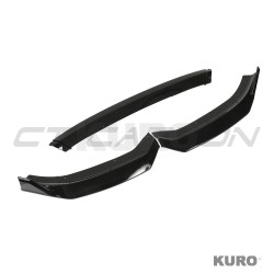 AUDI A3 S-LINE & S3 8V po liftingu 2017-2020 gloss black splitter - V2