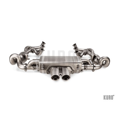 Akrapovič Porsche 911 GT3 RS (992) Slip On Race + Evolution Header Set Titanium