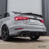 AUDI RS3 8V sedan tył CARBON dyfuzor z DTM LIGHT