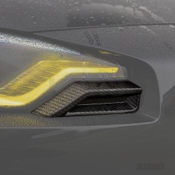 BMW G87 M2 carbon przód HEAD LIGHT dodatek - CT DESIGN