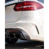 MERCEDES W205 C63 & C63S sedan 4DR carbon dyfuzor & końcówki wydechu