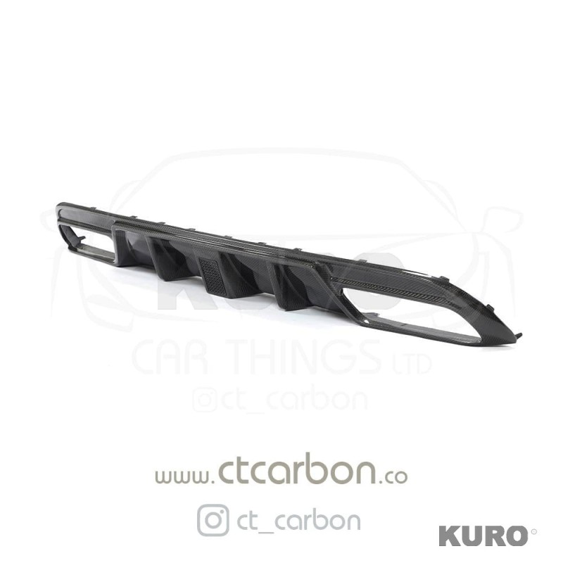 MERCEDES W205 C63 & C63S sedan 4DR CARBON dyfuzor - CT DESIGN
