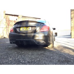 MERCEDES W205 C63 & C63S sedan 4DR CARBON dyfuzor - CT DESIGN