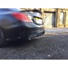 MERCEDES W205 C63 & C63S sedan 4DR CARBON dyfuzor - CT DESIGN