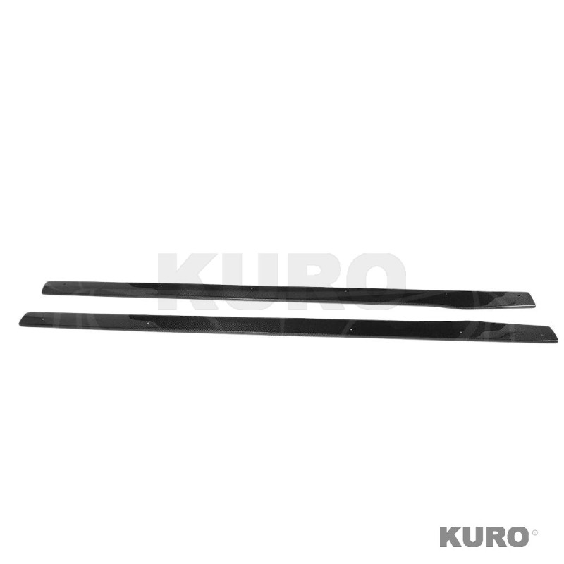 MERCEDES W205 C63 & C63S coupe 2DR & sedan 4DR CARBON progi boczne - V1