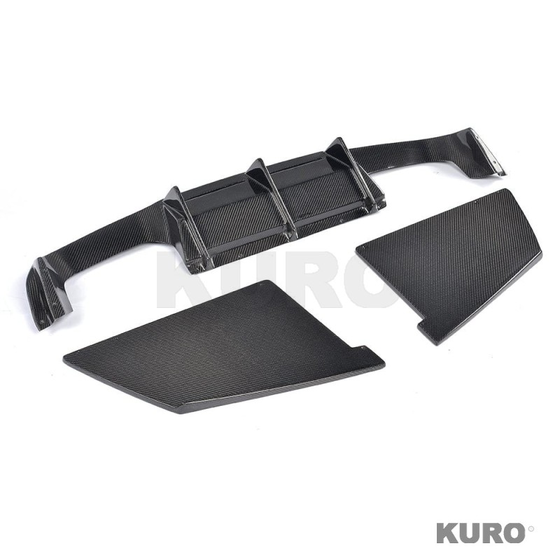 BMW M2/M2C F87 carbon dyfuzor - V4