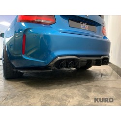 BMW M2/M2C F87 carbon dyfuzor - V4