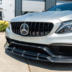 MERCEDES C63 W205 coupe carbon splitter - V2
