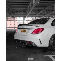 MERCEDES C63/C63S W205 sedan CARBON spoiler - V1