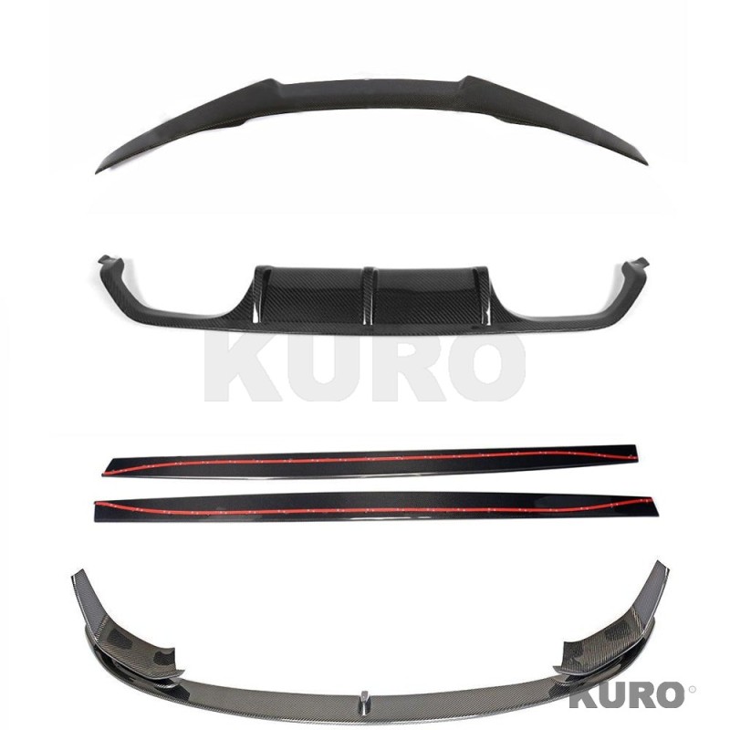 BMW F82 M4 coupe 2014-2020 FULL carbon zestaw - V1