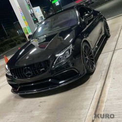 MERCEDES C63 W205 coupe/kabriolet CARBON splitter - V1