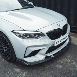 BMW M2C F87 2016-2021 carbon splitter - V2