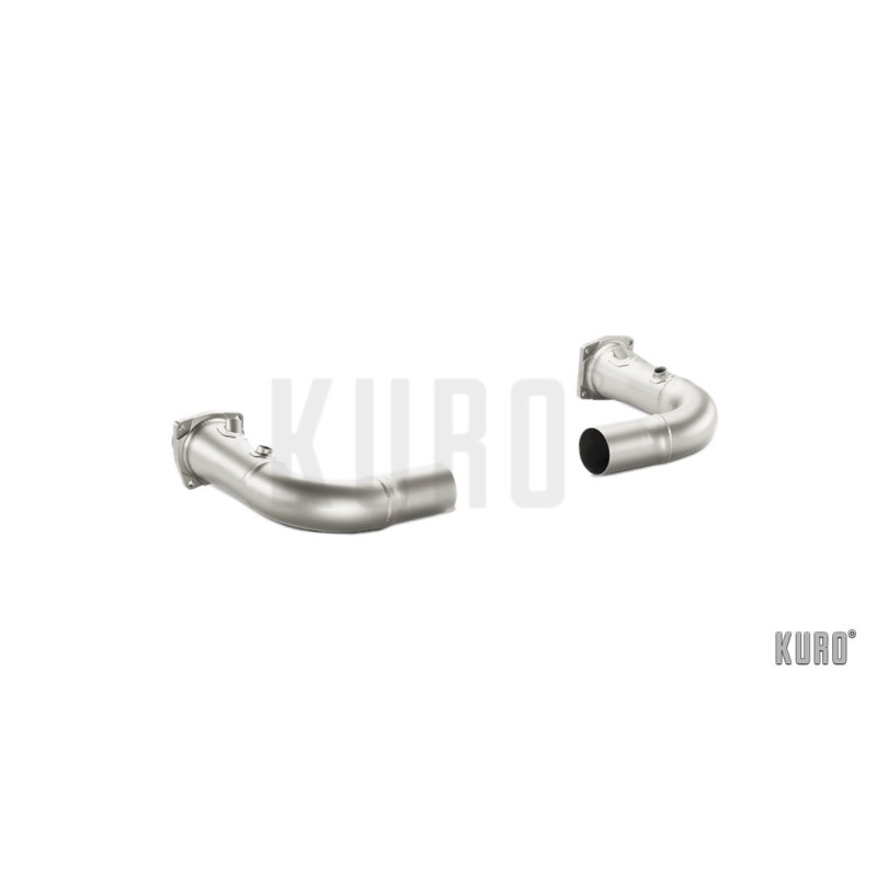 Akrapovič Porsche 911 Turbo/S Link Pipe w/o Cat Titanium