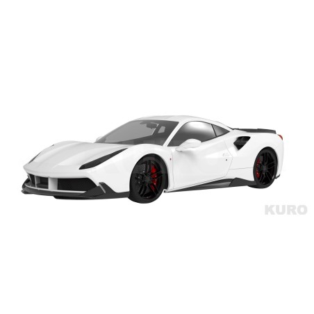 1016 Industries — Ferrari 488 — aeropakiet carbon | KURO