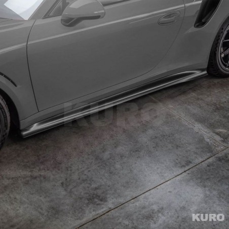 Karbonowe progi boczne Vorsteiner Porsche 911 991 | KURO