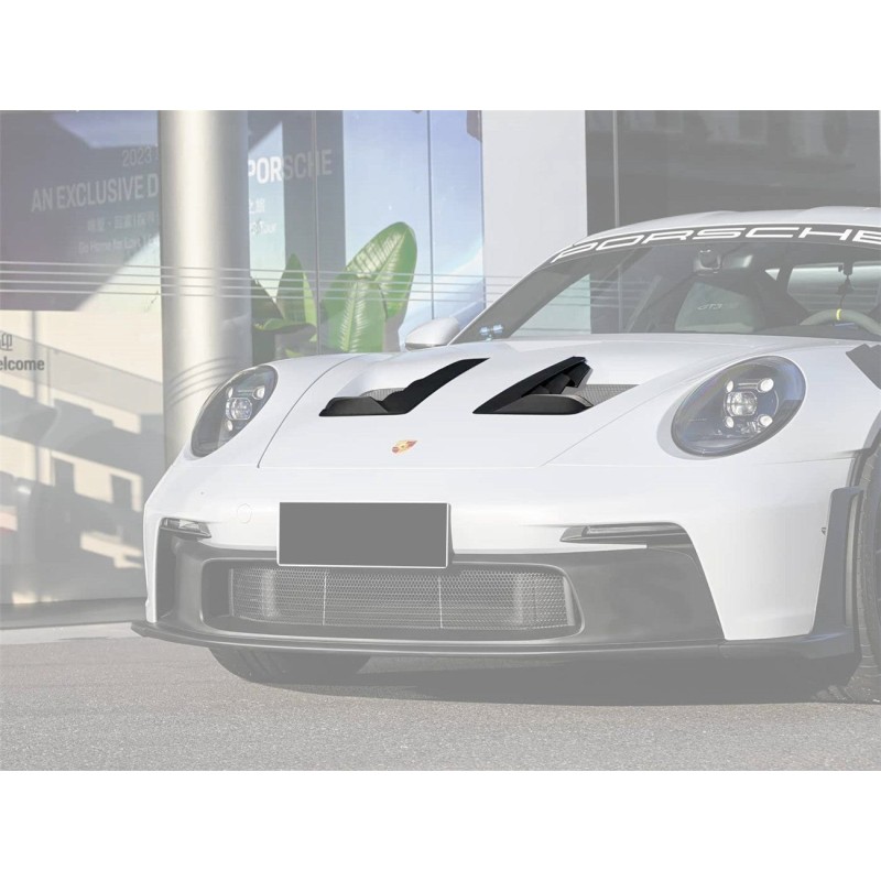 Porsche 911 992.1 GT3RS karbon przedni maska Vent listwy (OE) | KURO