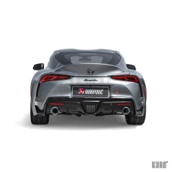 Akrapovič Toyota GR Supra A90 3.0 Slip-On Line Titanium