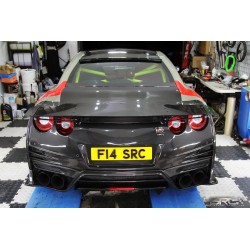 Nissan GTR R35 2008+ karbon R1-D spoiler drag skrzydło - X 4SRC | KURO