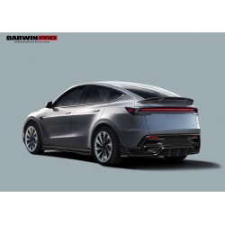 Tesla Model Y Refresh OX karbon progi boczne | KURO