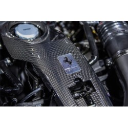 Ferrari OE karbon silnik Lock | pasuje do F8, 488, Pista | KURO