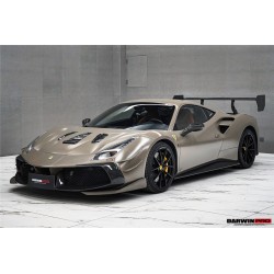 Ferrari 488 GTB | Spider karbon maska - Challenge Evo Modena wzór | KURO