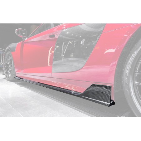 Audi R8 Coupe iMP osiągi karbon progi boczne Under Board | KURO