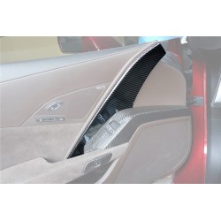 Corvette C7 Z06 Grandsport suchy karbon wnętrze drzwi panel nakładka listwa | KURO